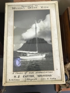 The 'Waimana' visited in 1955. One of her crew, Norman Ziska, lost his life while attempting to climb Mount Gower.