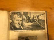 Newspaper clipping showing 'Wanderer' returning to Sydney with a broken rudder following an unsuccessful search for the missing 'Viking'
